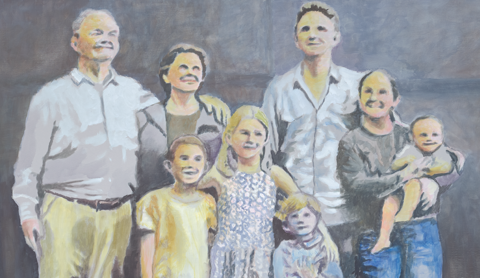 Luc Tuymans, The Family, 2025 (detail) © Luc Tuymans
